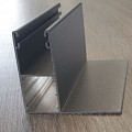 Verasol Aluminium L-HTF profiel L4000 mm, kleur: Wit RAL9010/Antraciet/Brons str