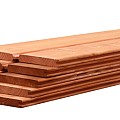 Douglas afdekkap t.b.v. Betowood schermen 4,5x7,0x220 cm. onbehandeld. ~
