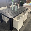 Life Outdoor - Tafel Ilana Teak 180x100 Black Aktie OP=OP