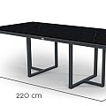 Table incl Top Nida 220 Dekton Kelya Nida / kelya (220x100 cm) ~