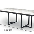 Table incl Top Nida 220 Dekton Entzo Nida Entzo (220x100 cm) ~