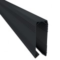 Dual Straight bovenprofiel klein 247x4,9x1,8 cm zwart ~