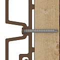 Schroef WEO60 cladding tx 4,2x32mm 500 schr./doosje +bit tx rvs AISI304 (1337) ~