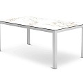 Briga Table Dekton Entzo Top White Frame
