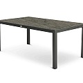 Briga Table Trespa Oak Grey Top Charcoal Frame