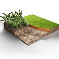 StraightCurve Flexline Retail pack (6 stuks: 113x15 cm.) Weervast staal (Corten) ~