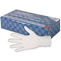 Doos wegwerphandschoenen latex 100 stuks ~