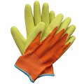 Kids Handschoen Junior Oranje - Lime- 5 tot 9 jaar ~