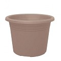 Bloempot CYLINDRO ø 35 cm 14,5 liter taupe ~