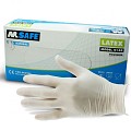 Latex handschoenen mt 7/S 100 stuks in doos ~