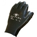Handschoen PU-flex ZWART L (paar) ~