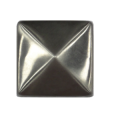 Paalornament RVS 9 x 9 (Paalkap) ~