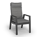 Queens Dining Chair Charcoal ~