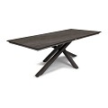 Omnigo Dining Table 220x100x75 cm Charcoal ~