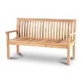 COMFORT Teak Bench Indonesian Legal Wood Certificaat 150 cm Teak (150x65x92 cm) ~