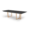 Table incl Top Nida 280 Dekton-TEAK  Bromo Nida / Bromo (280x100 cm) ~