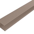Alu WEO Essential Gardenwall F-profiel Light Grey 35x45 mm. L-300 cm. RAL7006 ~