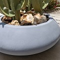 Pottery Pots plantenbak Tara L Grey hoogte: 30 diameter: 80~