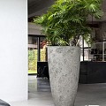 Pottery Pots plantenbak Hugo XXL Imperial White ø68x126 cm ~