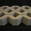 Grasbetontegel 60x40x10 cm. (4,17 stuks/m²) vlak ~