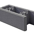 Holblok beton Hoeksteen (groot) LxBxH 49x24x20 cm. ~