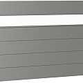 Wandpaneel voor Schutting met Acrylglas 200x135 kwartsgrijs-metallic ~