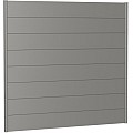 Wandpaneel Schutting zonder Acrylglas 200x180 kwartsgrijs-metallic ~
