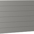 Wandpaneel Schutting zonder Acrylglas 180x135 kwartsgrijs-metallic ~