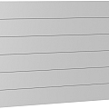 Wandpaneel Schutting zonder Acrylglas 180x135 zilver-metallic ~
