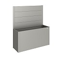 Schutting voor Kweekbed Belvedere (1Stk) zonder Acrylglas Gr. 100 kwartsgrijs-metallic ~