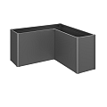Kweekbed Belvedere MAXI Gr. L150 donkergrijs-metallic ~