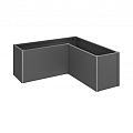 Kweekbed Belvedere MIDI Gr. L150 donkergrijs-metallic ~