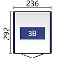 berging Neo 3B standaard deur, donkergrijs-metallic ~