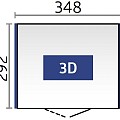 berging Neo 3D dubbele deur, kwartsgrijs-metallic ~