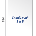 CasaNova 3x5, draairichting links, kwartsgrijs metallic ~
