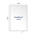 CasaNova 4x6, draairichting links donkergrijs metallic ~