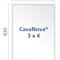 CasaNova 3x4, draairichting rechts, donkergrijs metallic ~