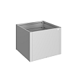 MoestuinBoxGr. 1x1 zilver-metallic ~