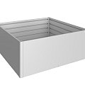 MoestuinBoxGr. 2x2 zilver-metallic ~