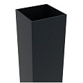 Alu poortpaal 90x90 mm. dikte 4 mm. hol L275 cm. RAL7016 ~