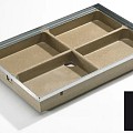 ACO schoonloper onderbak polymeer beton 60x60x8 cm. ~