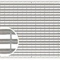 ACO maasrooster tbv schoonloper 100x50x2 cm. ~