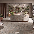 Piemonte Graniti Marrone 80x80x2 cm. ~