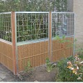 Kokowall HALF HORIZONTAAL tuinscherm ø32mm 180x90 BxH (let op deeltransport leverancier) ~