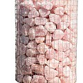 Half-edelsteen Rozenkwarts brokken ca. 1,5 kg. ST prijs ~