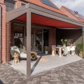 Verasol zonwering T200 (Suncontrol 150) onderdak B5500xU4000 mm, 8 steunen, 1-delig, 1 motor, in div