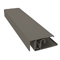 Randprofiel uit 2 delen Alu 7039 quarts+graphite 300 cm. ~