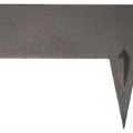 Multi-Edge Metal zwart gecoat 100x17,5 cm. 1,5 mm. dikte ~