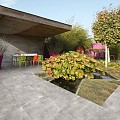 Keramische tegel Geoceramica® 90x90x4 Grafitto Grigio Aktie ~