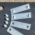 Verhuur koppelstuk rijplaten per set ~